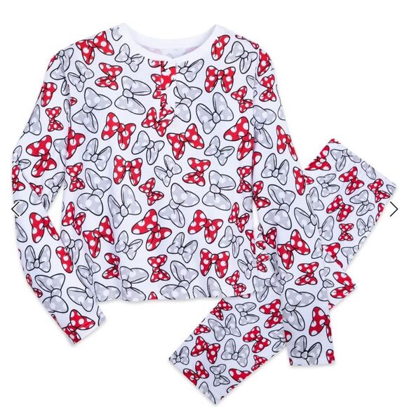 Disney Store Ladies Minnie Mouse Pajama Set - Picture 2 of 11